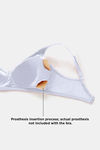 Zivame Double Layered Non Wired Full Coverage Post Breast Surgery Bra - Grey Melange — thumbnail 6